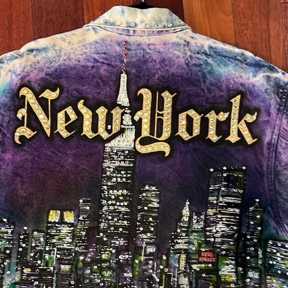 RARE!! Tony Alamo NYC hand painted jean jacket - Picture 2 of 12
